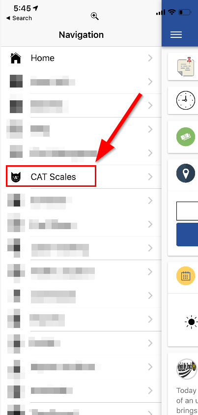 Using Cat Scales App Firstfleet Support